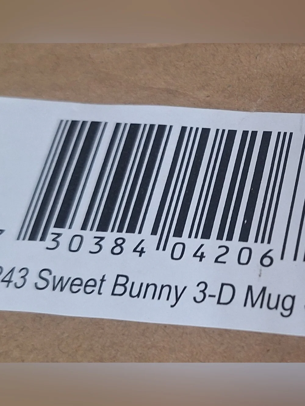Certified International Sweet Bunny Set of 3 3D Ceramic Mugs Susan Winget NIB